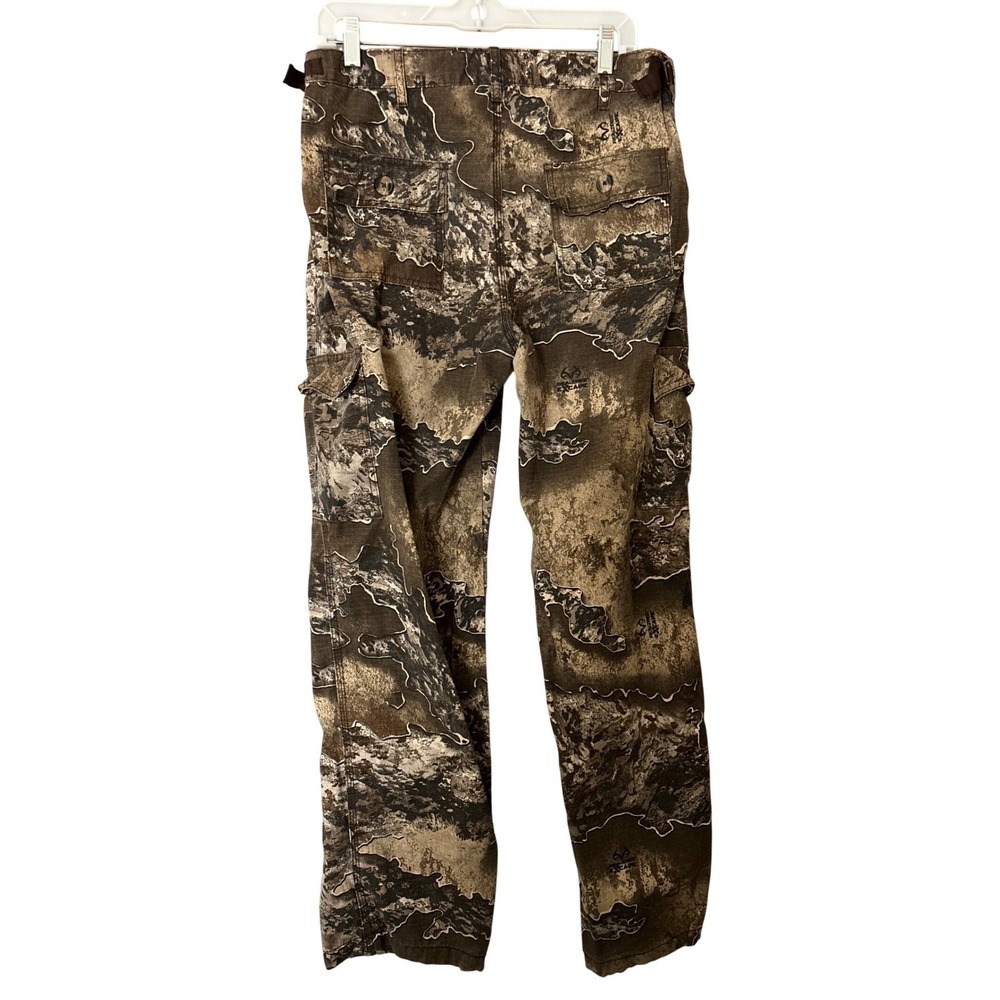 Rustic Ridge Mens M Realtree Excape Camo Cargo Pants Ripstop Hunting Tactical - Picture 2 of 9